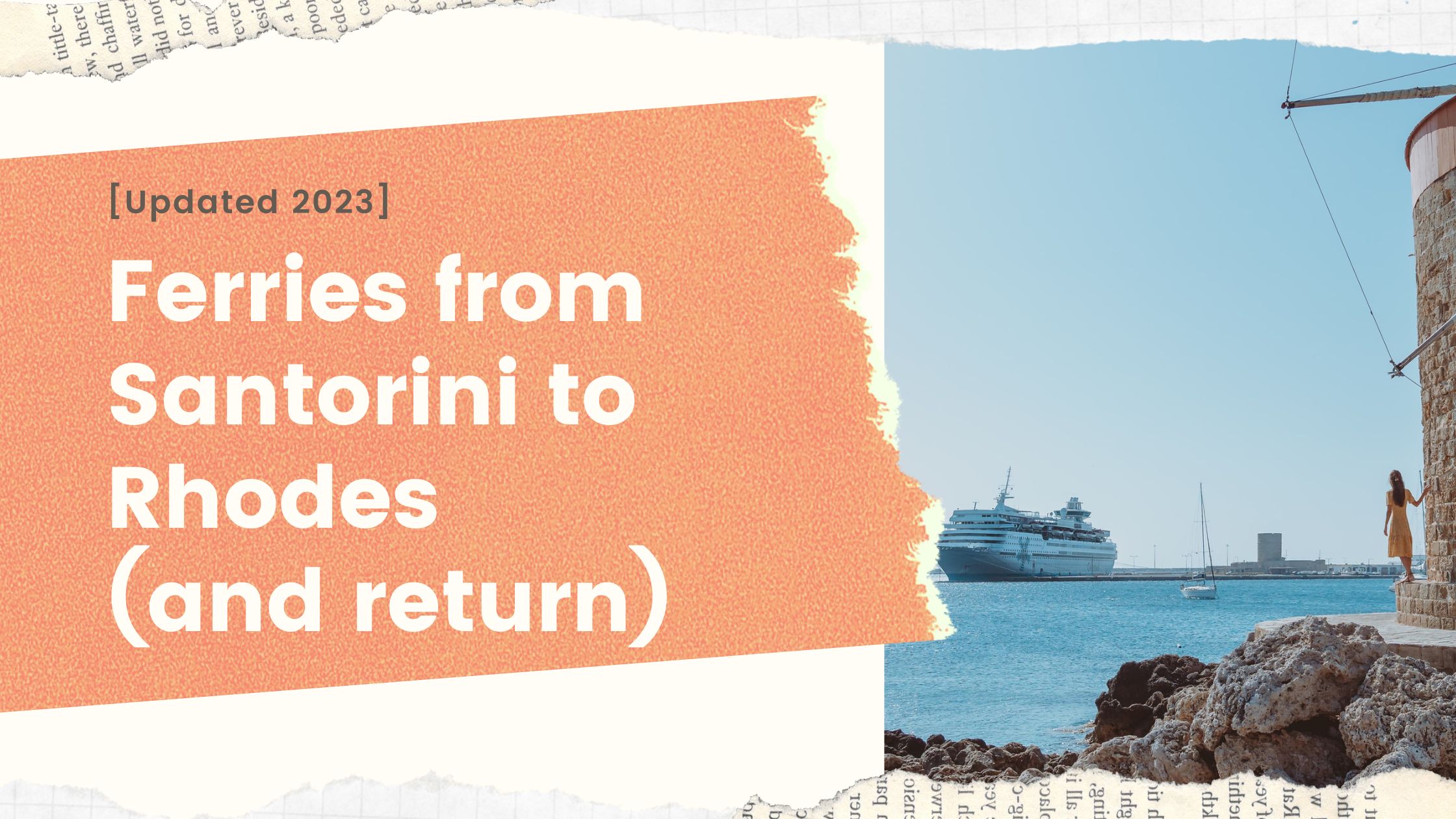 Ferries from Santorini to Rhodes and return Updated 2023