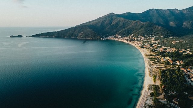 the island of thassos, greece